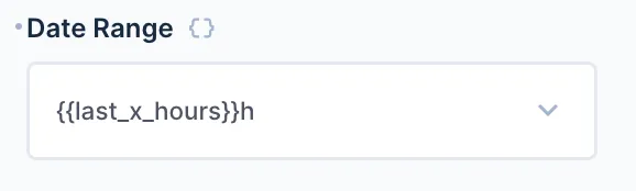 Usage of the syntax for variables within the dashboard panels.